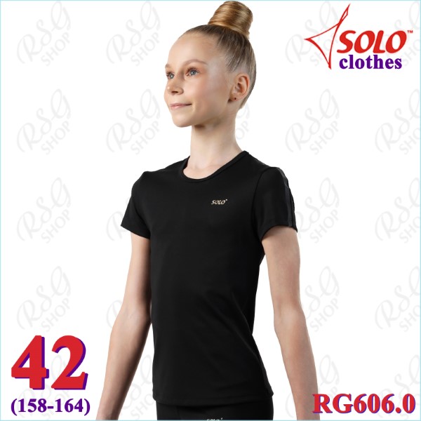 T-Shirt Solo mod. Impuls Gr. 42 (158-164) col. Black Art. RG606.0-42