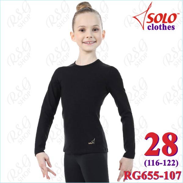 T-Shirt Solo Gr. 28 (116-122) col. Black RG655.107-28