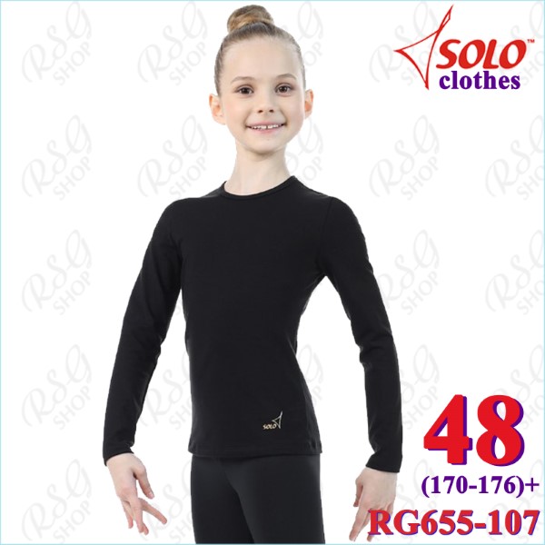 T-Shirt Solo Gr. 48 (170-176) col. Black RG655.107-48