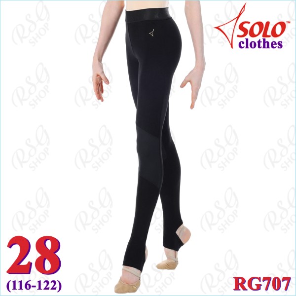Leggings Solo Gr. 28 (116-122) Cotton Black RG707.107-28