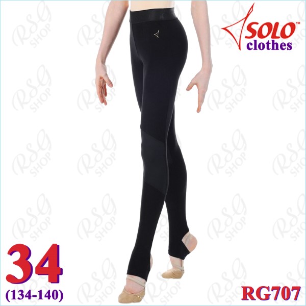 Leggings Solo Gr. 34 (134-140) Cotton Black RG707.107-34
