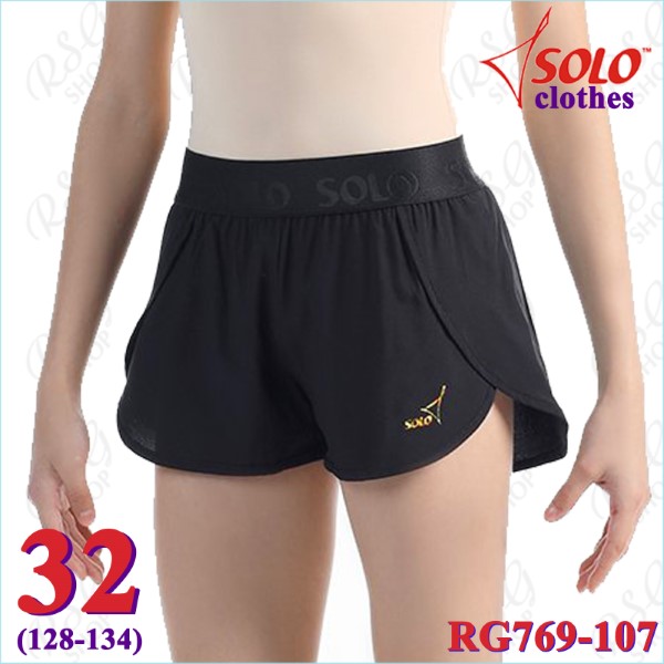 Doppelte Kurzhose Solo Gr. 32 (128-134) col. Black Art. RG769-107-32