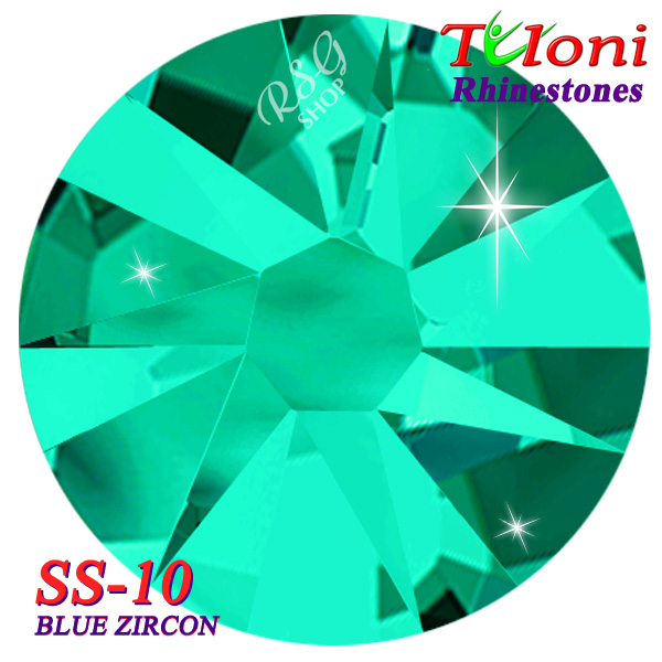 Strass Tuloni SS10 col. Blue Zircon 1440 mod. Elite HotFix