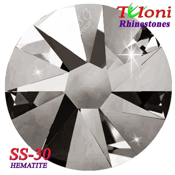 Стразы Tuloni SS10 col. Hematite 1440 mod. Elite HotFix