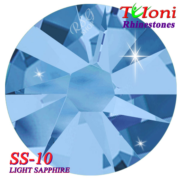 Стразы Tuloni SS10 col. Lt.Sapphire 1440 mod. Elite HotFix