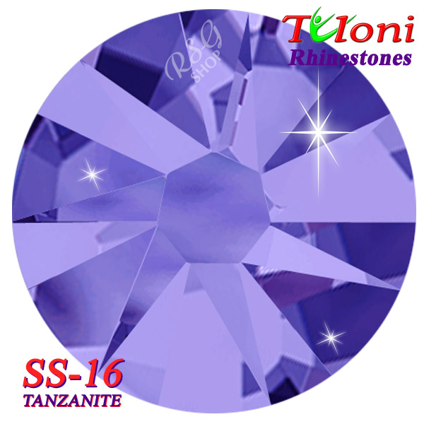 Стразы Tuloni SS16 col. Tanzanite 1440 mod. Elite HotFix