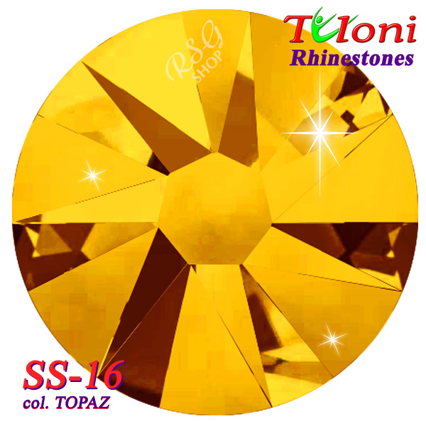Rhinestones Tuloni SS16 col. Topaz 1440 mod. Basic HotFix