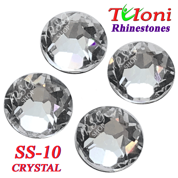Rhinestones Tuloni SS10 Crystal 1440 mod. Elite HotFix Flat Back