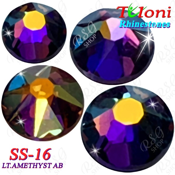 Rhinestones Tuloni SS16 col. Lt. Amethyst AB 1440 mod. Stile HotFix