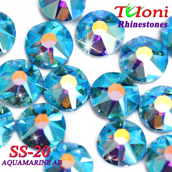 Strass Tuloni SS20 col. Aquamarine AB 1440 mod. Elite HotFix