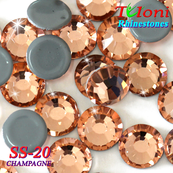 Strass Tuloni SS20 col. Champagne 1440 mod. Stile HotFix Strass Tuloni SS20 col. Champagne 1440 mod. Stile HotFix