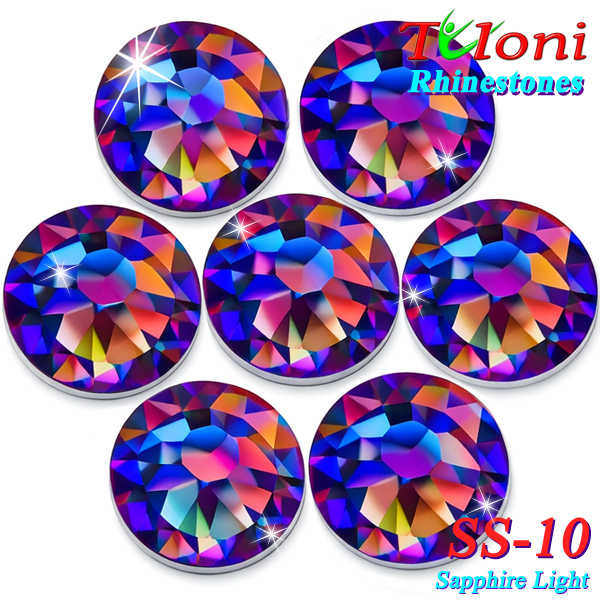 Strass Tuloni SS10 col. Sapphire Light 1440 mod. Basic HotFix
