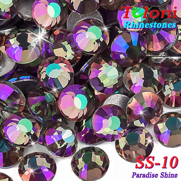 Стразы Tuloni SS10 col. Paradise Shine 1440 mod. Basic HotFix