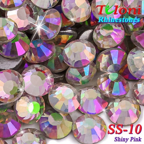 Стразы Tuloni SS10 col. Shiny Pink 1440 mod. Basic HotFix