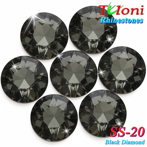 Strass Tuloni SS20 col. Black Diamond 1440 mod. Basic HotFix