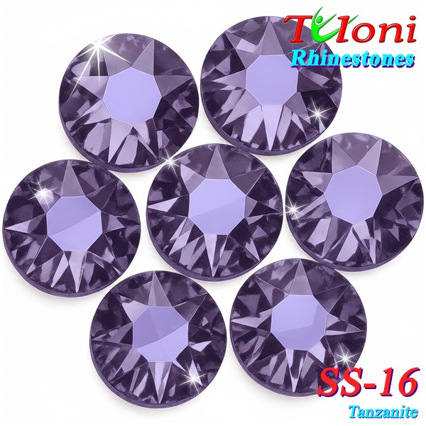 Strass Tuloni SS16 col. Tanzanite 1440 pcs. No HotFix Flat Back