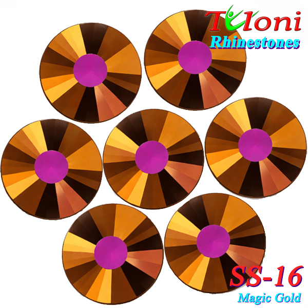 Rhinestones Tuloni SS16 col. Magic Gold 1440 pcs. No HotFix