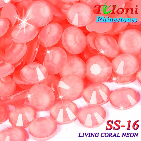 Strass Tuloni SS16 col. Living Coral Neon 1440 pcs. No HotFix
