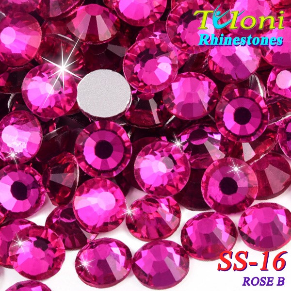 Стразы Tuloni SS16 col. Rose B 1440 pcs. No HotFix