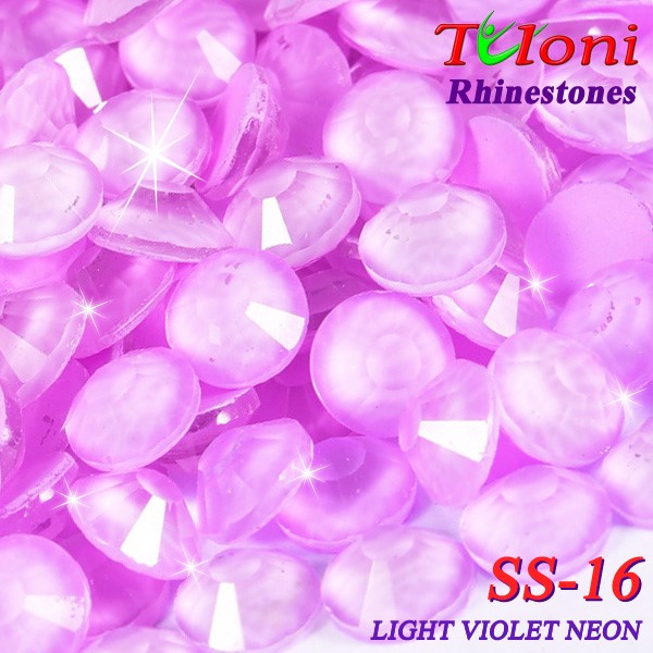 Strass Tuloni SS16 col. Light Violet Neon 1440 pcs. No HotFix Flat Back
