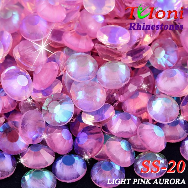 Strass Tuloni SS20 col. Light Pink Aurora 1440 pcs. No HotFix