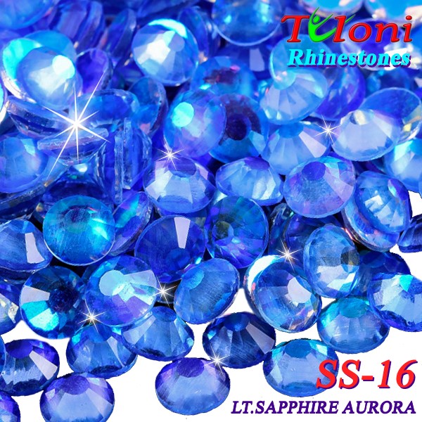 Strass Tuloni SS16 col. Light Sapphire Aurora 1440 pcs. No HotFix