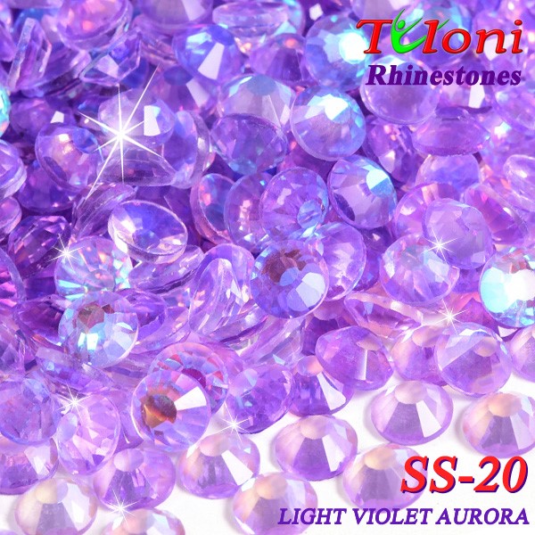 Strass Tuloni SS20 col. Light Violet Aurora 1440 pcs. No HotFix