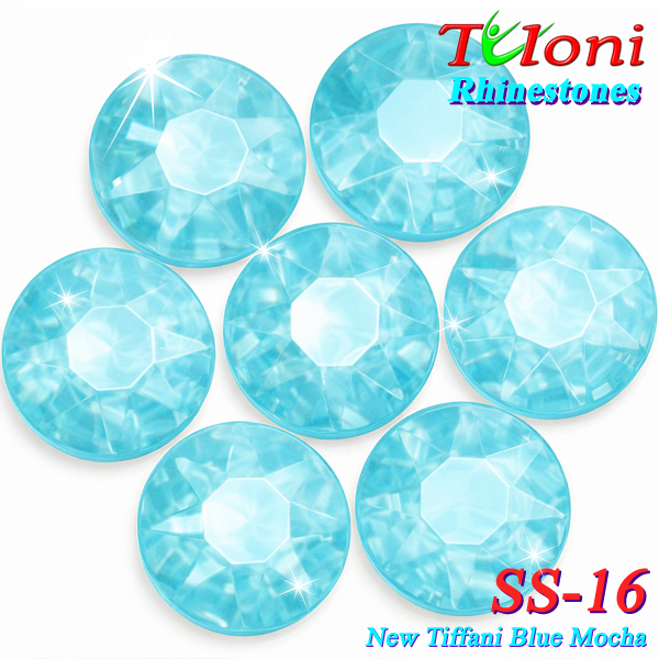 Strass Tuloni SS16 col. New Tiffani Blue Mocha 1440 pcs. No HotFix