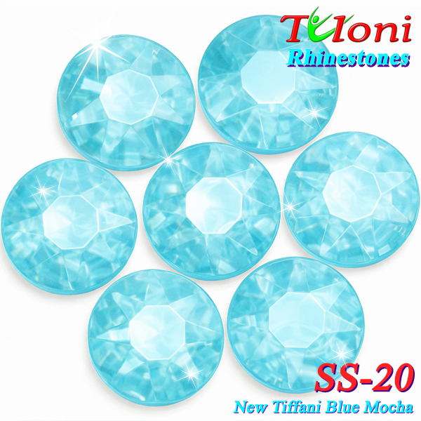 Strass Tuloni SS20 col. New Tiffani Blue Mocha 1440 pcs. No HotFix