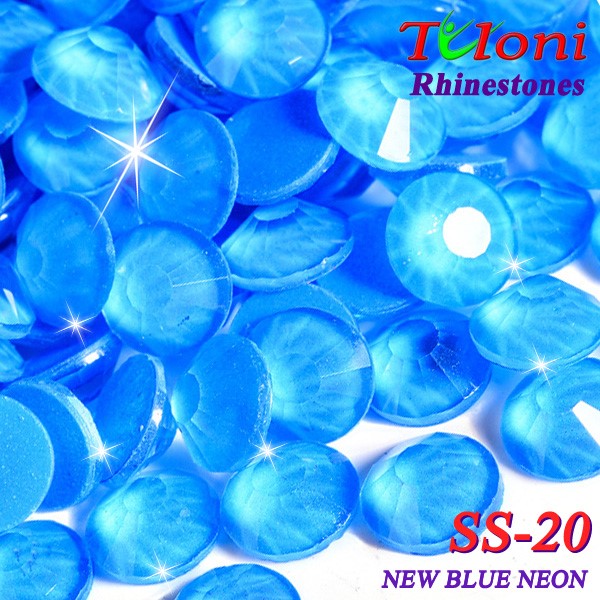 Strass Tuloni SS20 col. New Blue Neon 1440 pcs. No HotFix