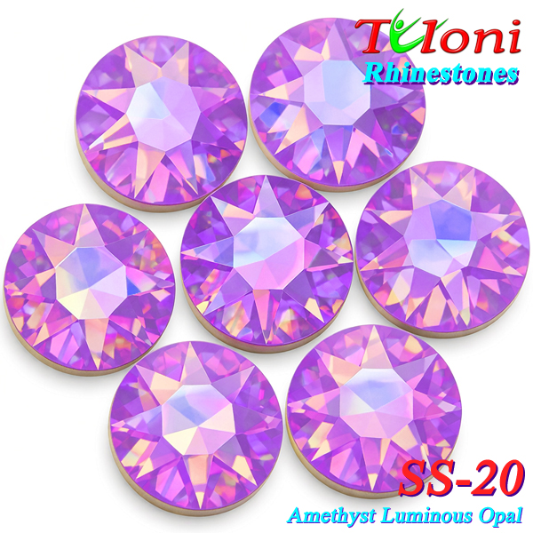 Strass Tuloni SS20 col. Amethyst Luminous Opal 1440 pcs. No HotFix