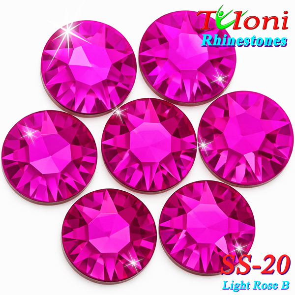 Rhinestones Tuloni SS20 col. Light Rose B 1440 pcs. No HotFix