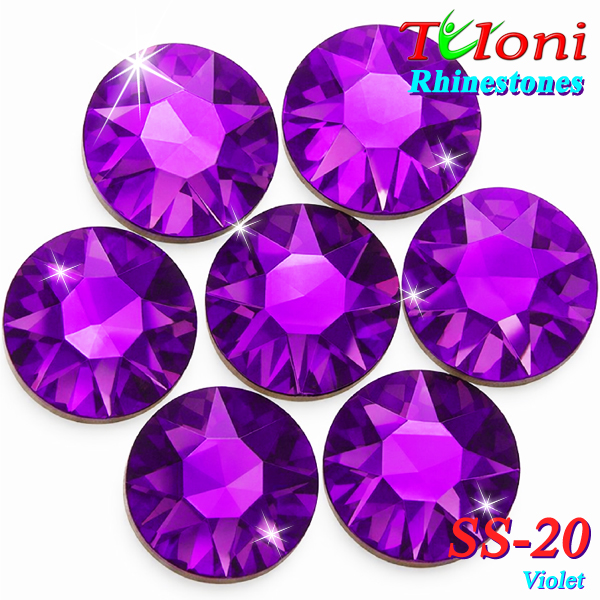 Rhinestones Tuloni SS20 col. Violet 1440 pcs. No HotFix