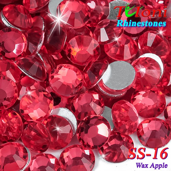 Rhinestones Tuloni SS16 col. Wax Apple 1440 pcs. No HotFix