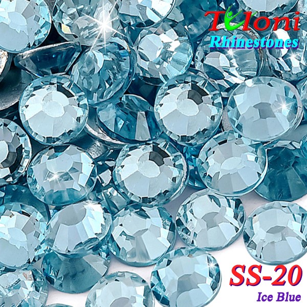 Стразы Tuloni SS20 col. Ice Blue 1440 pcs. No HotFix