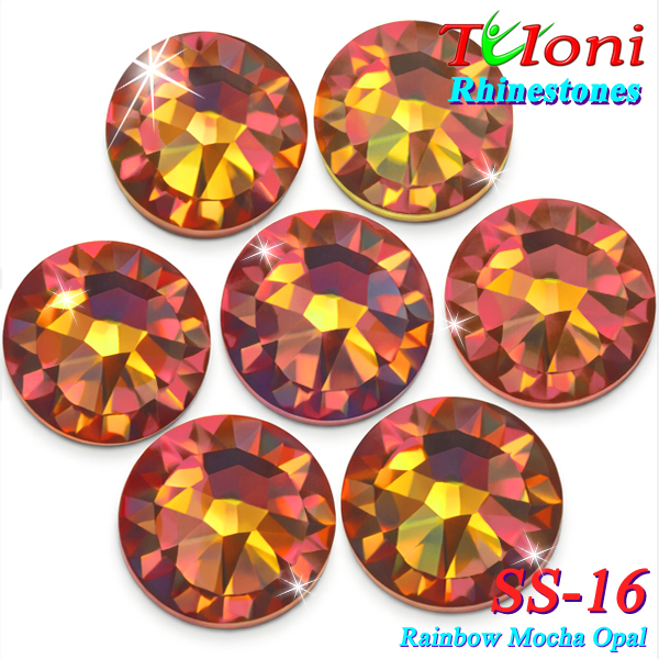 Rhinestones Tuloni SS16 col. Rainbow Mocha Opal 1440 pcs. No HotFix