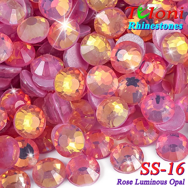 Strass Tuloni SS16 col. Rose Luminous Opal 1440 pcs. No HotFix