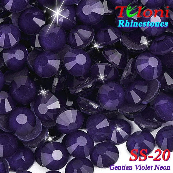 Strass Tuloni SS20 col. Gentian Violet Neon 1440 pcs. No HotFix