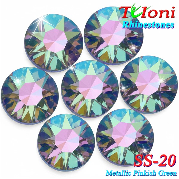 Strass Tuloni SS20 col. Metallic Pinkish Green 1440 mod. Basic HotFix