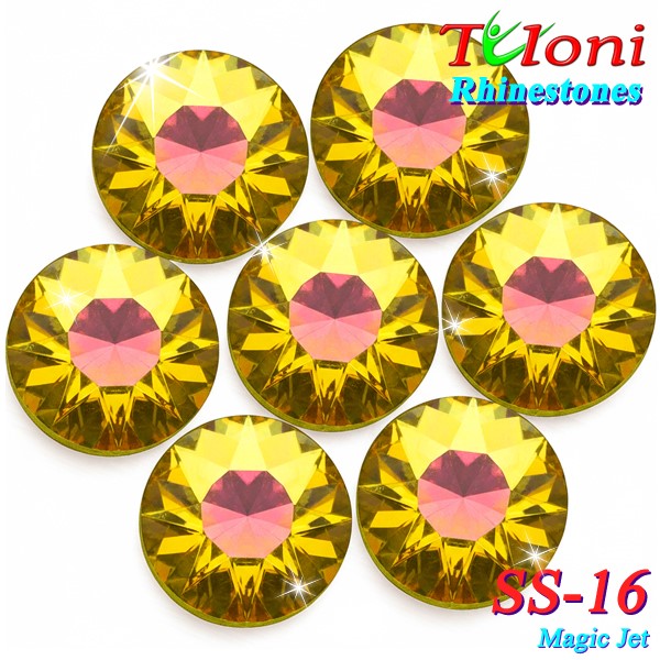 Стразы Tuloni SS16 col. Magic Jet 1440 mod. Basic HotFix