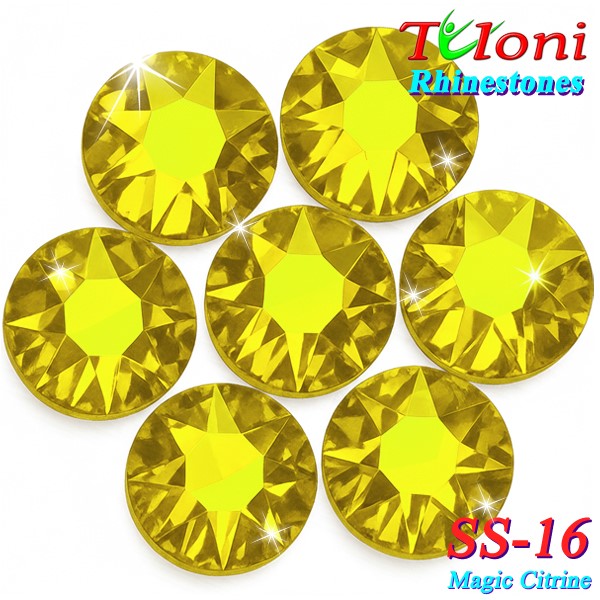 Strass Tuloni SS16 col. Magic Citrine 1440 mod. Basic HotFix