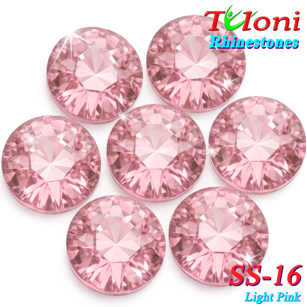 Strass Tuloni SS16 col. Light Pink 1440 pcs. No HotFix Flat Back