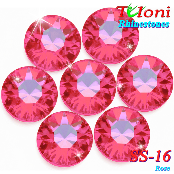 Strass Tuloni SS16 col. Rose 1440 pcs. No HotFix Flat Back