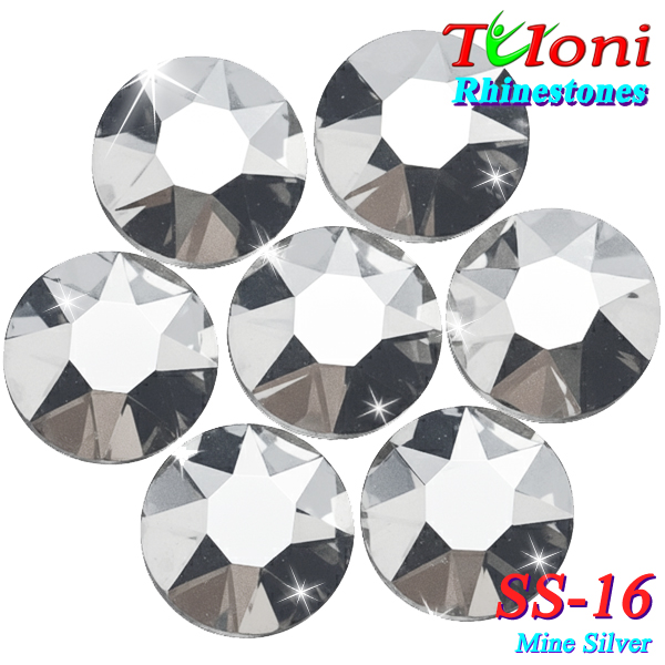 Strass Tuloni SS16 col. Mine Silver 1440 pcs. No HotFix Flat Back