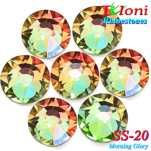 Rhinestones Tuloni SS20 col. Morning Glory 1440 pcs. No HotFix Flat Back