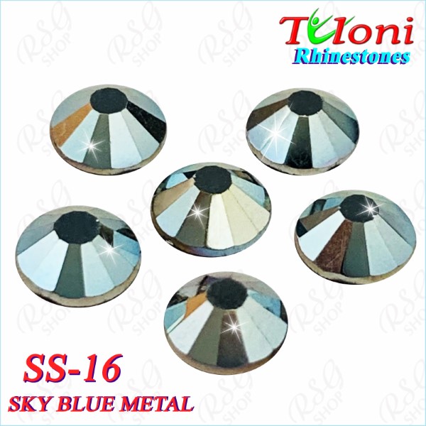 Rhinestones Tuloni SS16 col. Sky Blue Metal 1440 pcs. No HotFix