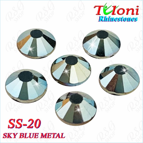 Strass Tuloni SS20 col. Sky Blue Metal 1440 pcs. No HotFix