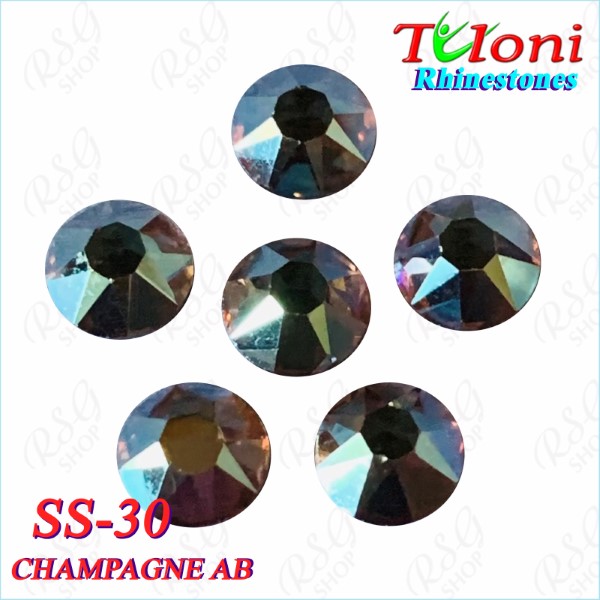 Strass Tuloni SS30 col. Champagne AB 288 pcs mod. Basic HotFix Strass Tuloni SS30 col. Champagne AB 288 pcs mod. Basic HotFix