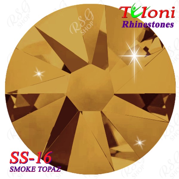 Strass Tuloni SS16 col. Smoke Topaz 1440 mod. Stile HotFix Strass Tuloni SS16 col. Smoke Topaz 1440 mod. Stile HotFix