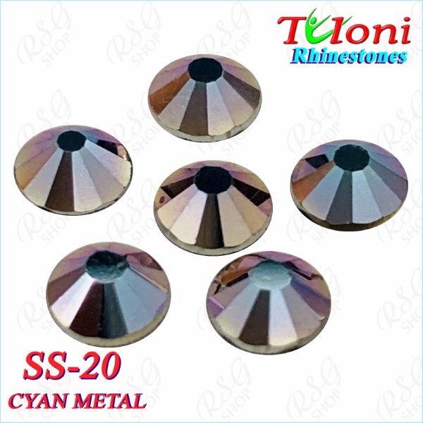 Strass Tuloni SS20 col. Cyan Metal 1440 pcs. No HotFix